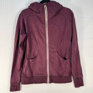 Lululemon Athletica In The Daily Jacket Full-Zip Hooded Sweater Women’s Size 6